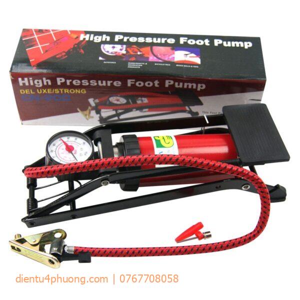 Bơm hơi dùng chân High Pressure Foot Pump (Lớn)