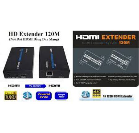 HD EXTENDER 120M SFX ( NỐI DÀI HDMI DÂY LAN 120M )