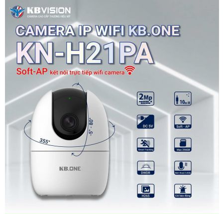 CAMERA IP WIFI KN-H21PA / H21P KBVISON ( MẪU MỚI )