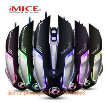 Mouse iMICE V8 Gaming (Dây dù – Led 7 màu)