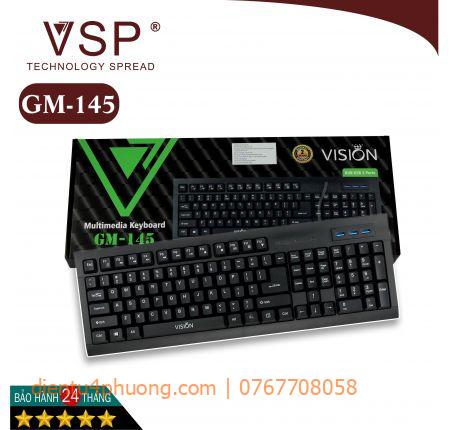 KB VSP GM-145 3 CỔNG USB + MULTIMEDIA