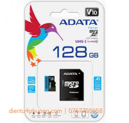 THẺ NHỚ MICRO SD 128GB ADATA LASS 10 BOX