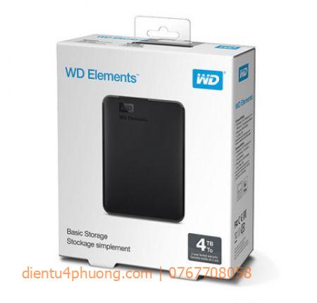HDD 4T WD ELEMENTS ---3.0- 2.5 DI ĐỘNG