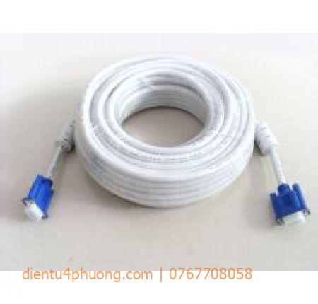 Cable Vga 20m dây trắng