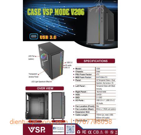 CASE VSP V206/207 LED RGB USB 3.0