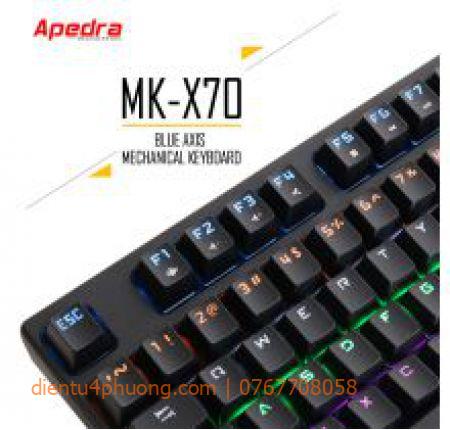 Keyboard APEDRA MK- X70 (Phím cơ – Chuyên Game, LED)