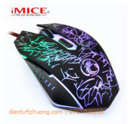 Mouse iMICE X5 Gaming (Dây dù – Led 7 màu)