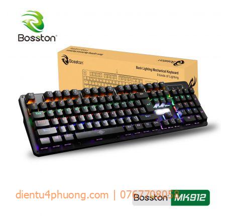 KB BOSSTON MK912 PHÍM CƠ LED RGB GAME USB