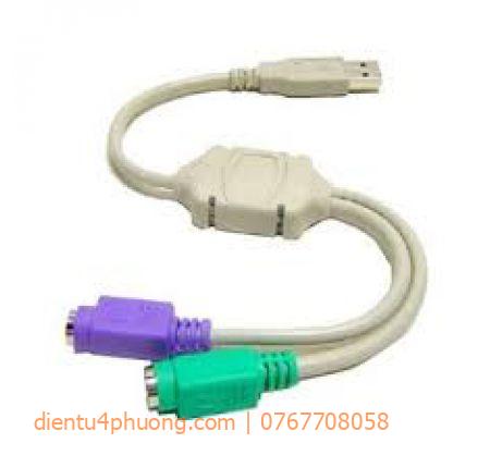 Cable chuyển USB--> PS/2 RẺ