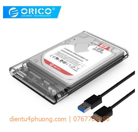 Box HDD ORICO 2.5 USB 3.0 TRONG SUỐT