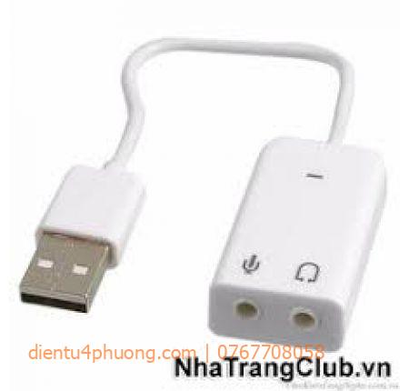 USB ra sound-- APPLE-3D---7.1---2 lổ